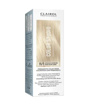 Clairol Color Studio Permanente Color Creme Haarfarbe 1 Stk Ultra Helles Aschblond 11/1
