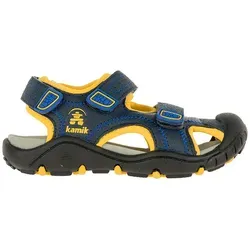 Kamik Unisex-Jungen Seaturtle2 Geschlossene Sandalen, Blau (Navy Citrus Nci), 26 EU - Wanderschuhe für Kinder, robust und ideal für Abenteuer im Freien mit sicherem Halt und atmungsaktivem Material.
