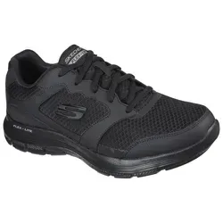 SKECHERS FLEX ADVANTAGE 4.0 Herren Sneaker - Sportliche Sneaker aus Leder und Textil mit Skechers Air-Cooled Memory Foam für optimalen Tragekomfort und Dämpfung, ideal für Freizeit und Alltag.