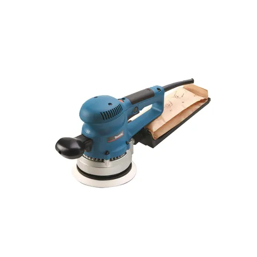 Makita BO6030J Exzenterschleifer 150 mm - Schleifmaschine mit variabler Rotationsdrehzahl von 8000 bis 20000 min-1, ideal für präzise Oberflächenbearbeitung und hervorragende Ergebnisse.