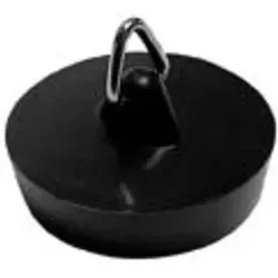 Ventilstopfen Gummi 40,5 mm - Schwarz