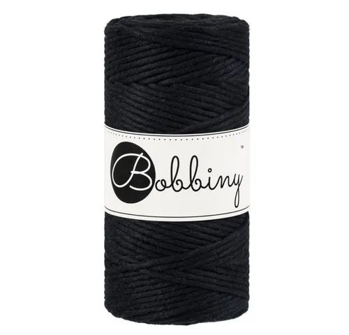 Produktbild Bobbiny Bobbiny 3 mm Makramee Garn Regular 100 m Häkelwolle, 100 m (3 mm Baumwoll-Kordel), 320 g