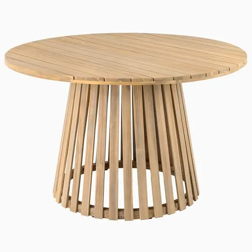riess-ambiente Gartentisch aus Akazienholz, Rund, 120 cm