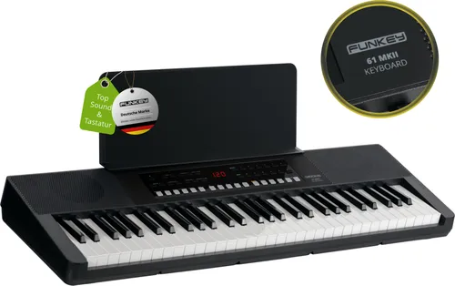 Funkey 61 MKII Keyboard schwarz