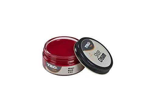 TRG the One Shoe Cream, Creme für Leder und Kunstleder, Rot (112 Red), 50 ml