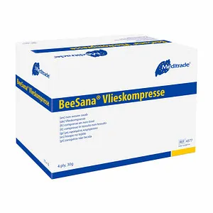 Meditrade Vlies-Kompressen BeeSana 4377 weiß 10,0 x 10,0 cm, 300 St.