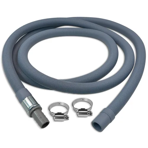 Ablaufschlauch 1m 19/22mm Verlängerung 2 Klemmen Waschmaschine Spülmaschine