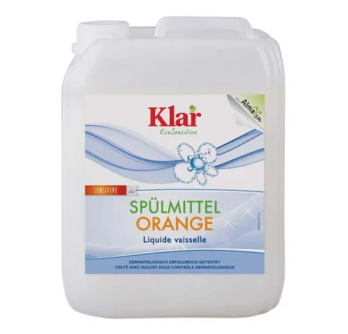 Almawin Klar - Spülmittel - Orange Kanister 5L Geschirrspülmittel