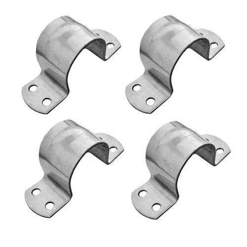 4x Mastschelle Mast 48 50 mm Schelle für Rohr Stahl verzinkt Sat Masten Antenne