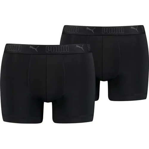 PUMA Herren Unterhose SPORT MICROFIBER BOXER 2P