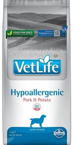 FARMINA VetLife Hypoallergenic Pork Potato 12kg von Farmina