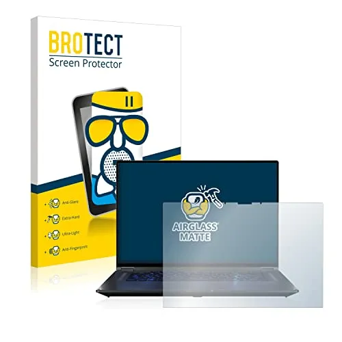 BROTECT Entspiegelungs Schutzglas für ASUS ROG Flow X16 Schutzfolie Panzer Folie Glas Matt [Extrem Kratzfest 9H, Anti-Reflex, Anti-Fingerprint]