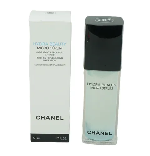 Chanel Hydra Beauty Micro Serum 50ml - Luxuriöses Serum für intensive Feuchtigkeit, ohne Öl und ideal für die tägliche Pflege. Perfekt für ein strahlendes Hautbild.