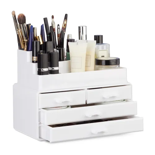 Make up organizer Schmink Aufbewahrung 12 Fächer 1,2 kg Make Up Halter stapelbar