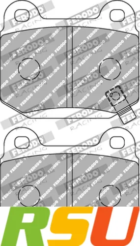 Ferodo Racing Bremsbelagsatz DS PERFORMANCE FDS1562 - Hochleistungs Bremsbeläge für Scheibenbremsen, bieten herausragende Bremskraft und Temperaturbeständigkeit für sportliche Fahrweise