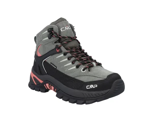 CMP Rigel 2.0 Mid WMN WP Trekking Schuhe avocado-coral 39 - Damen Trekking Schuhe im Mid Cut Design, ideal für längere Wanderungen. Robuste Leder-Oberfläche und rutschfeste Sohle sorgen für Komfort und Sicherheit auf jedem Terrain.