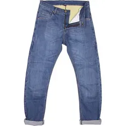 Modeka Alexius Jeans für Männer, Größe 29 - Blau - Motorradhosen aus 11,5 oz Denim mit Stretch, idealer Sitz durch keilförmigen Schnitt und höhenverstellbare Knieprotektoren für optimalen Schutz.