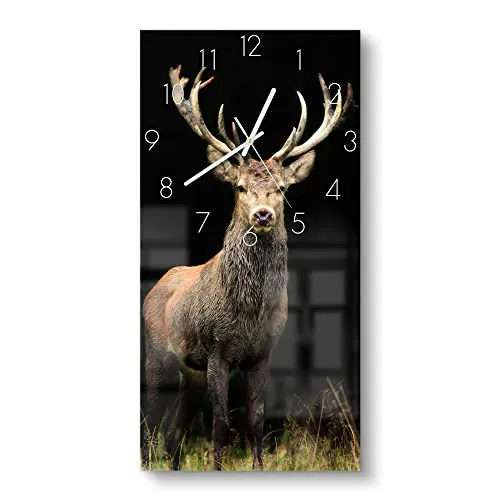 DEQORI Glasuhr in braun von DEQORI