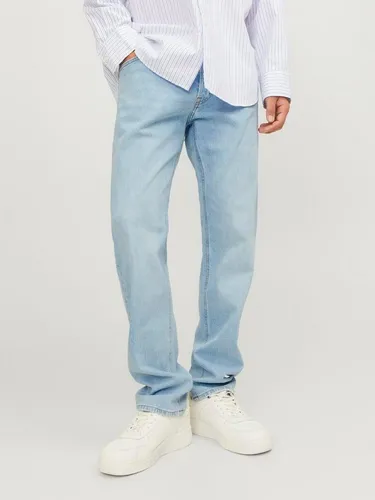 Jack & Jones Tapered-fit-Jeans JJIMIKE JJORIGINAL MF 223 - Modische Jeans in blau (Größe 34) mit elastischem Denim für optimalen Tragekomfort. Ideal für lässige Outfits und den täglichen Gebrauch.