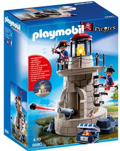 PLAYMOBIL Piratenschiff mit Schatzinsel und Soldaten