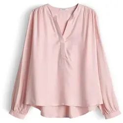 OPUS Damen Langarmbluse FLANORA in Coral Blush, Größe 36 von OPUS