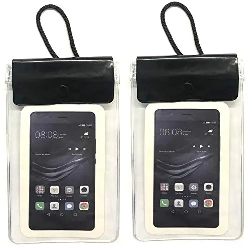 2X Smartphone Brustbeutel wasserdicht Handy Umhängebeutel Tasche Handybeutel Brusttasche Handytasche Smartphonetasche Umhängetasche Schutzhülle