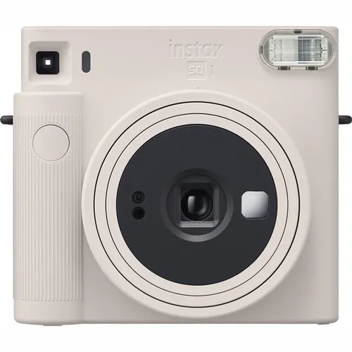 Fujifilm Instax SQUARE SQ1 chalk white - Quadratische Sofortbildkamera für kreative Aufnahmen, ideal für Fotografie-Enthusiasten und unkompliziertes Teilen von Erinnerungen