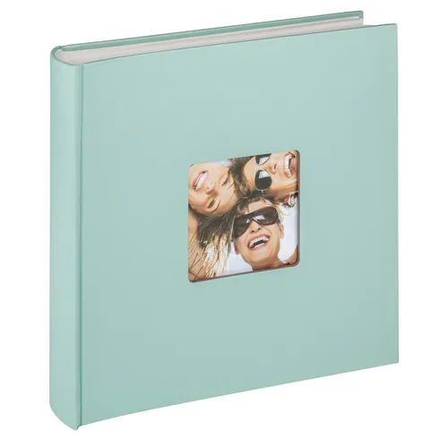 Walther+ Design FA-208-A Fotoalbum 30x30 cm Grün - Sonstige Kategorie, hochwertiges buchgebundenes Fotoalbum mit 100 säurefreien Seiten und CD-Archiv, ideal für kreative Erinnerungen in mintgrün.