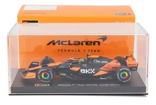 MCLAREN F1 MCL38 #4 NORRIS GP MIAMI 2024 BURAGO 1:43 + VET 18-38215-N