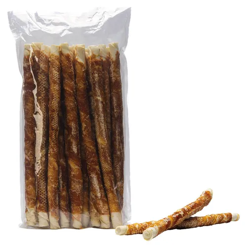 Beeztees Hundesnack Kaustick Culinair mit Huhn 37 cm - 21 Stk. - Leckerbissen für Hunde, ideal für die Beschäftigung und zur Förderung der Zahnpflege. Mit köstlichem Huhn für ein unwiderstehliches Geschmackserlebnis.