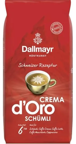 DALLMAYR CREMA D'ORO SCHÜMLI KAFFEE BOHNEN 1KG