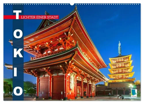 Calvendo Wandkalender Tokio: Lichter einer Stadt 2026 - Erleben Sie die faszinierenden Nächte Tokios mit diesem hochwertigen Wandkalender. 14 beeindruckende Motive bringen die Stadt zum Leuchten und sind ideal für Ihre Wandgestaltung.