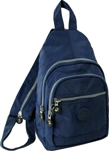 Bag Street Freizeitrucksack Crinkle Nylon navy