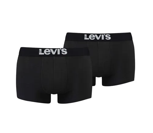 Levi's® Boxershorts Solid Basic Trunk 2P in schwarz von Levi's®