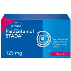Paracetamol Stada 125mg Zäpfchen 10 ST