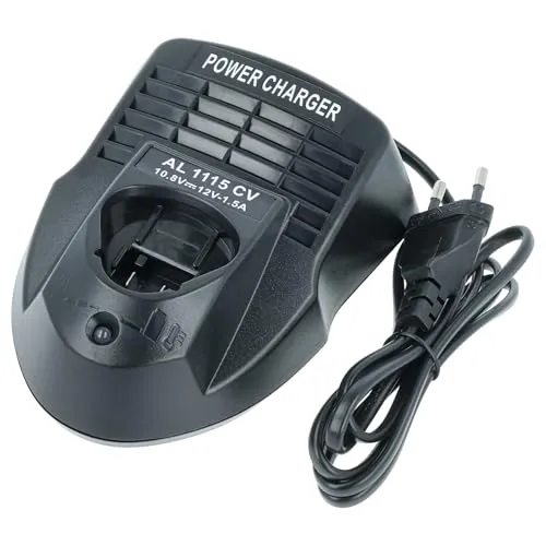 vhbw Ladegerät kompatibel mit Bosch GOP 10.8 V, GOP10.8V-LI, GOP 10.8V-LI, GOP 10.8 V-LI, GOS 10.8 V-LI Werkzeug Akkus - Typ 2