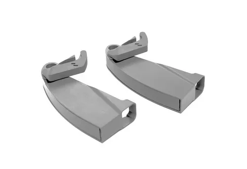 Kesseböhmer Türdämpfer SoftStopp-Plus-Dämpfer (2er-Set) LeMans II, grau, Links ausschwenkbar