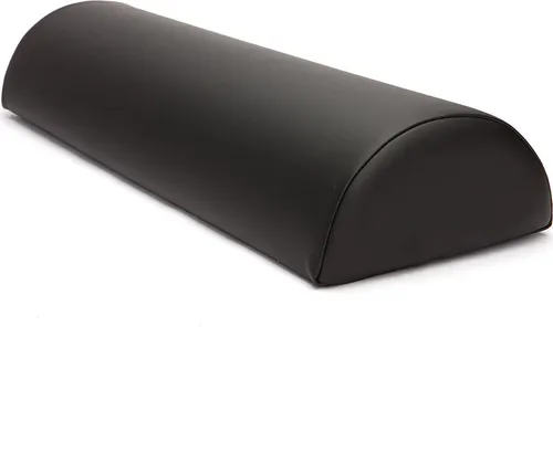 Knierolle halbrund mittel schwarz - Sonstige Massagegeräte - Komfortable Knierolle mit ölbeständigem, abwischbarem Polyurethan-Bezug, ideal zur Unterstützung im Kniebereich oder Fußgelenk in Bauchlage.