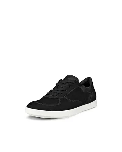 ECCO Sneaker Leisure Oxford - Premium-Leder, schwarz, Damen Größe 41 - Sneaker aus hochwertigem ECCO Leder, bieten ultimativen Komfort und lässige Eleganz. Ideal für warme Sommertage mit atmungsaktivem Design.