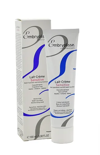 Embryolisse Sensitive Lait Cream - Gesichtscreme für empfindliche Haut, hypoallergen und parfümfrei. Nährt, hydratisiert und schützt – ideal für die ganze Familie.