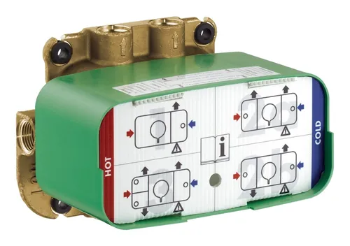 hansgrohe Axor One Grundkörper 45710180 - Armaturen: Hochwertiger Unterputz Grundkörper für Thermostatmodule mit schallentkoppelter Montage und flexibler Installationstiefe.