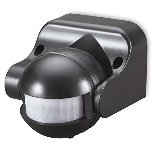 Sonero IMS041 Infrarot-Bewegungsmelder - Innen- / Außenmontage, schwarz, Schutzklasse: IP44, 180Degree / 12m Arbeitsfeld X-IMS041 1 stück