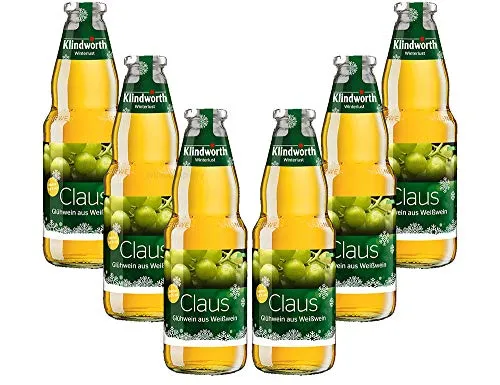 Klindworth Claus 6er Set Glühwein aus Weißwein