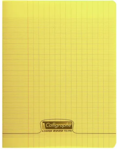 Calligraphe Cahier 8000 POLYPRO, 170 x 220 mm, jaune