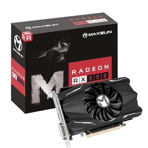 maxsun Grafikkarten AMD Radeon RX 550 4GB