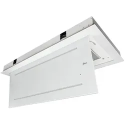 Gurari Dunstabzugshaube 90 cm - Weißes Glas - Elegante Gurari Dunstabzugshaube mit externem, geräuscharmem Saugmotor. Ideal für Abluft- und Umluftbetrieb, inklusive Fernbedienung und LED-Beleuchtung für eine moderne Küchenausstattung.