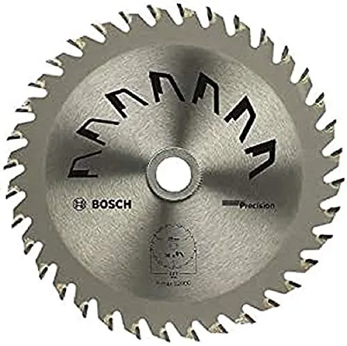 Bosch 1x Kreissägeblatt Precison (Sägeblatt für Holz, Ø 127 x 2.5/1.5 x 20/12.75 mm, 36 Zähne, ATB, mit 1x Reduzierring 12.75 mm, Zubehör Kreissäge)
