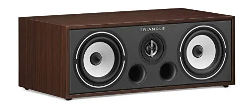 TRIANGLE - BOREA BRC1 Home Theater Center Lautsprecher - 2-Wege - Belastbarkeit 100W - Leistung 90 dB/W/m - Bassreflex - 485 x 176 x 274 mm - Nussbaum
