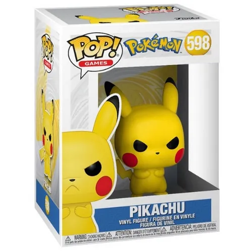 Funko POP! Pokemon 598 - Pikachu Grumpy Figur, 9 cm groß, ideal für Sammler und Fans von Pokémon