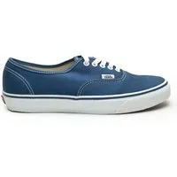 VANS Authentic Classic Sneaker in Navy - Skaterschuhe für Herren und Damen, Größe 45 EU - Der VANS Authentic Classic Sneaker in Navy vereint zeitloses Design und hohen Tragekomfort. Ideal für Skater und Trendsetter, mit strapazierfähigem Canvas-Obermaterial und charakteristischer Waffelsohle.